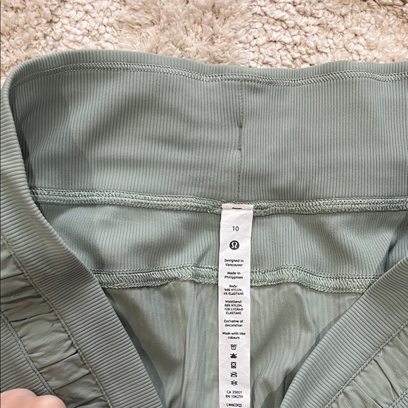 Light Green Casual Pants - Picture 3 of 6